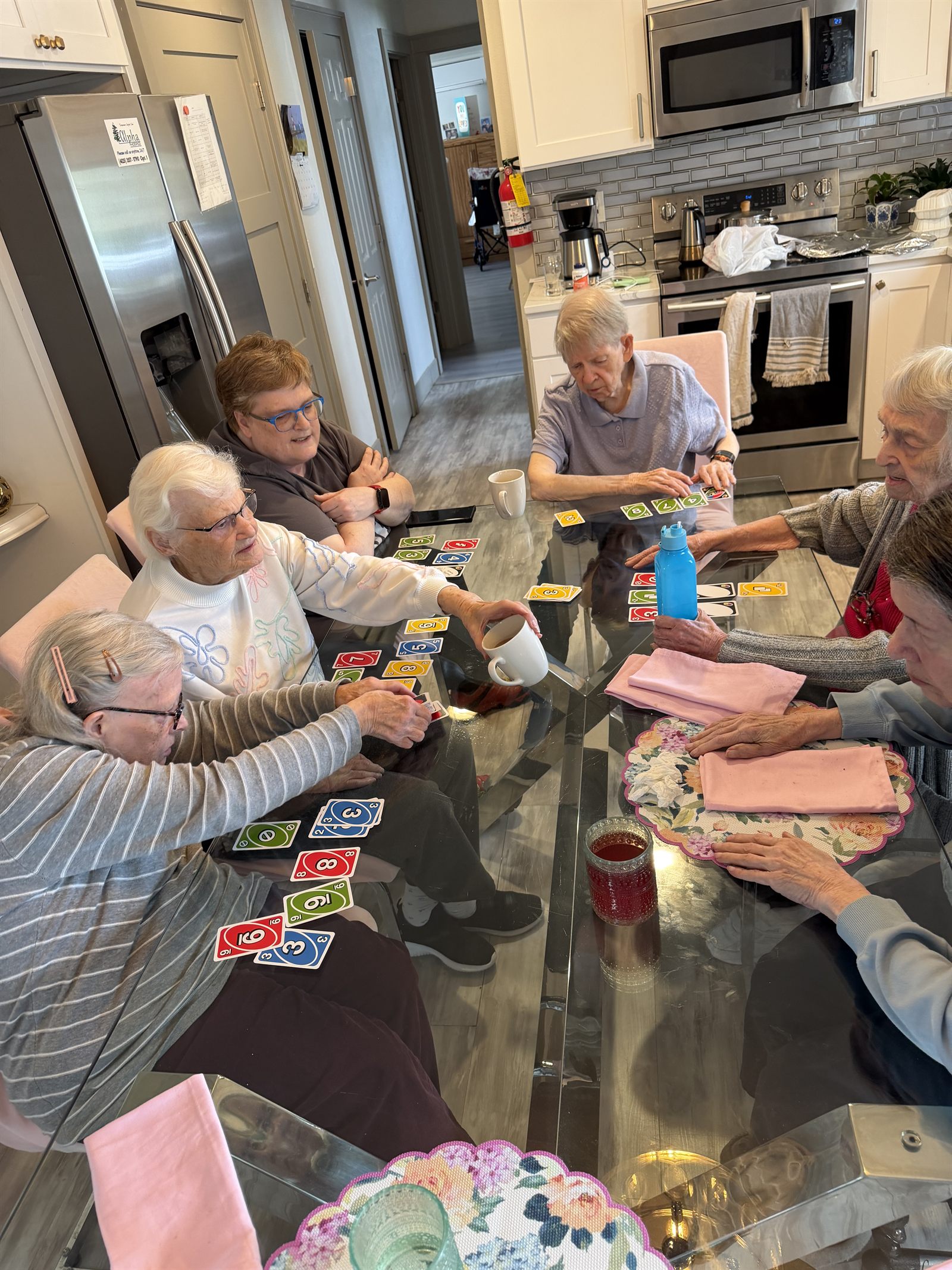 An afternoon card game