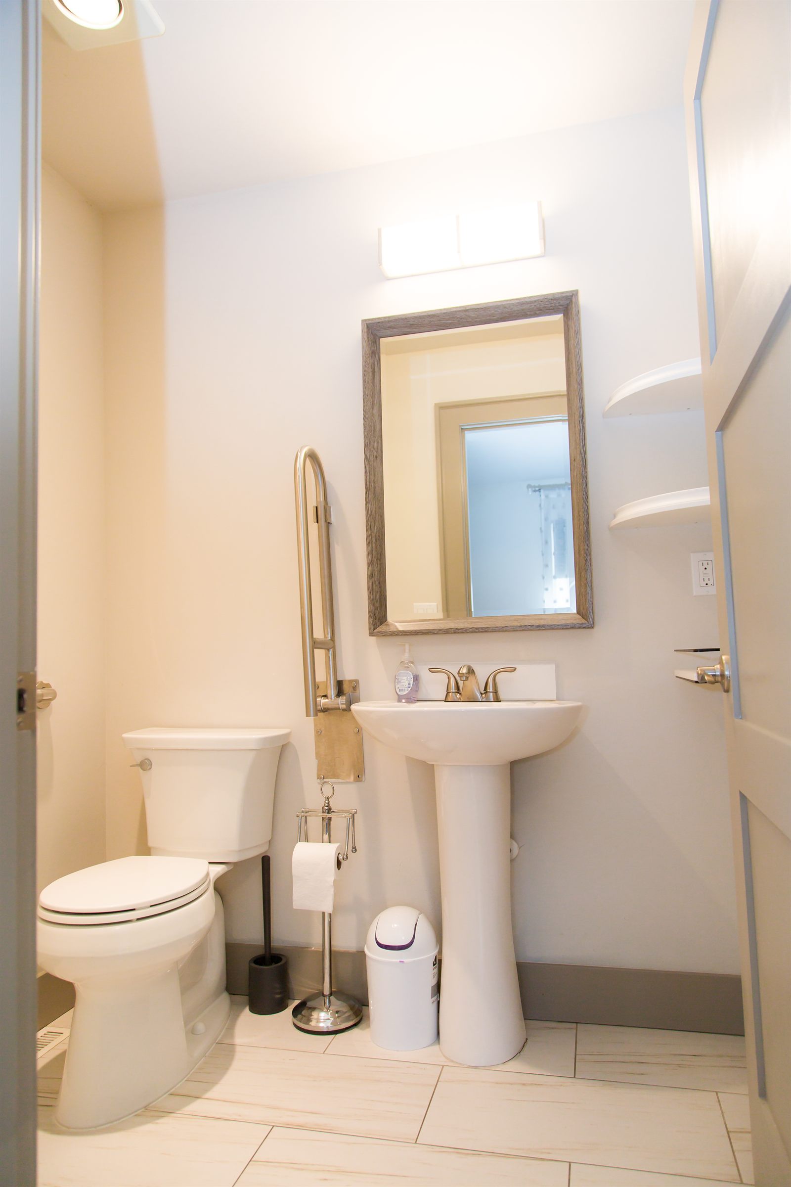 An accessible bathroom