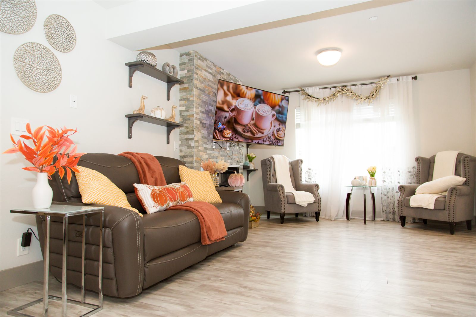 The main living room